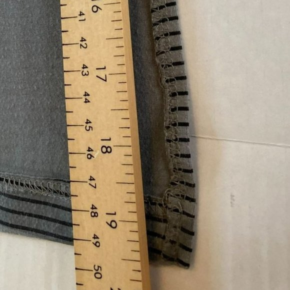 Mossimo Womens Gray and Black Sleeveless Scoop Neck Striped Maxi Dress Size XS - Picture 7 of 8